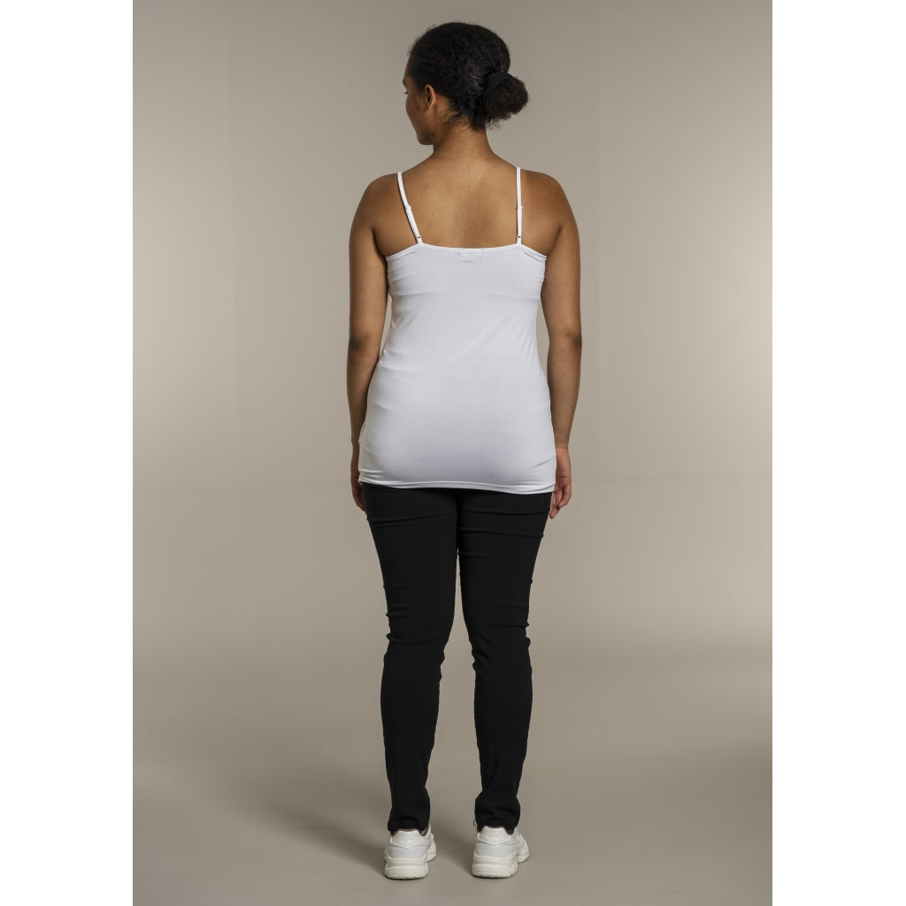 Sandgaard Slip Strop Top Kort Top White