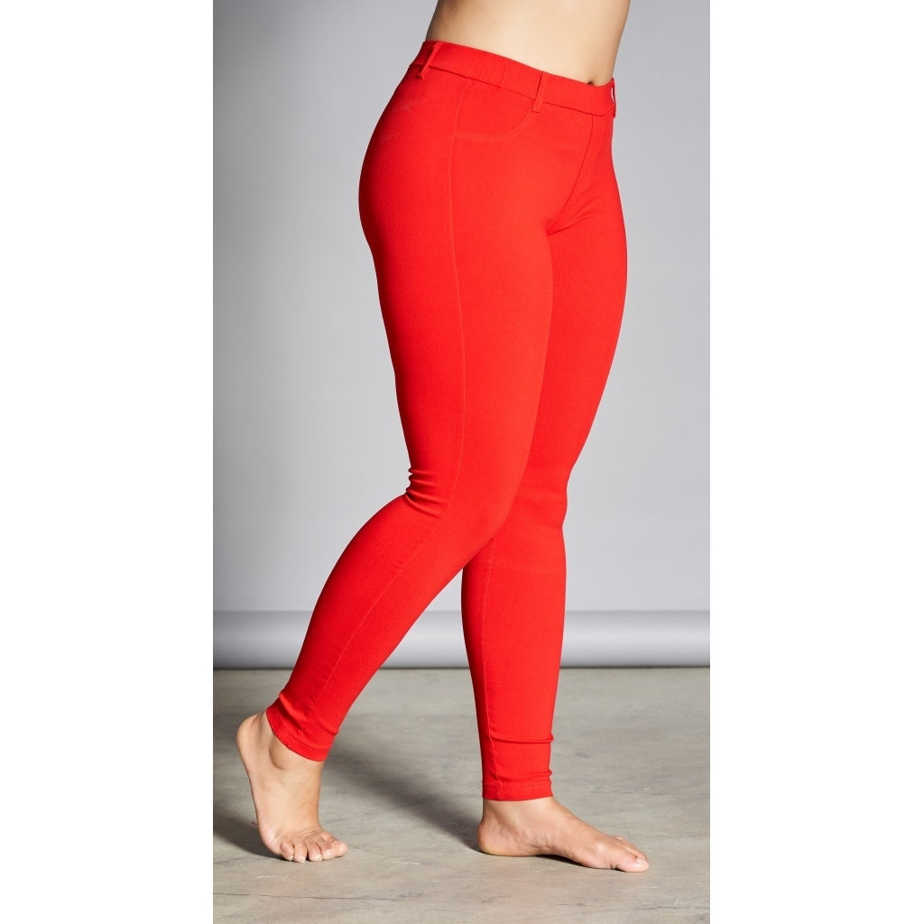 Sandgaard Bengaline Leggings Leggings Red
