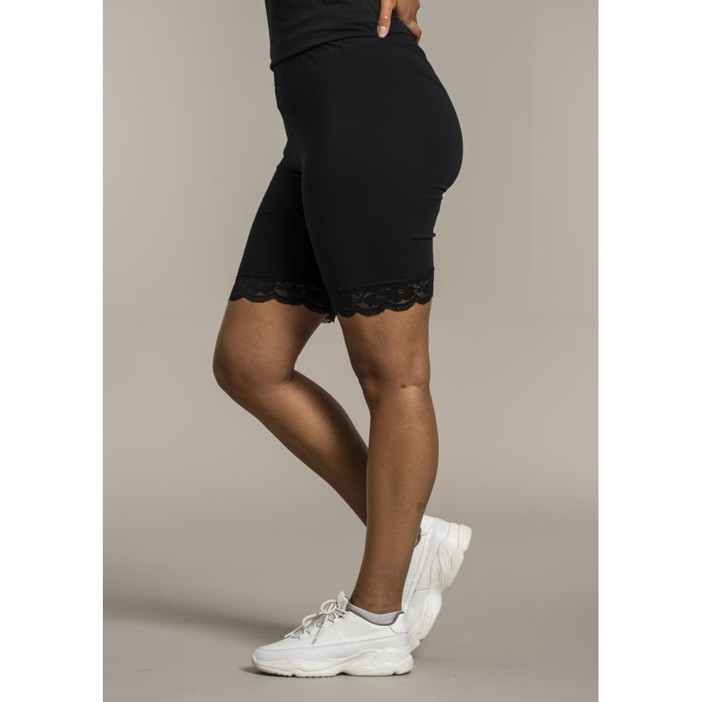 Sandgaard Cykelshorts med blonder Biker Shorts Black