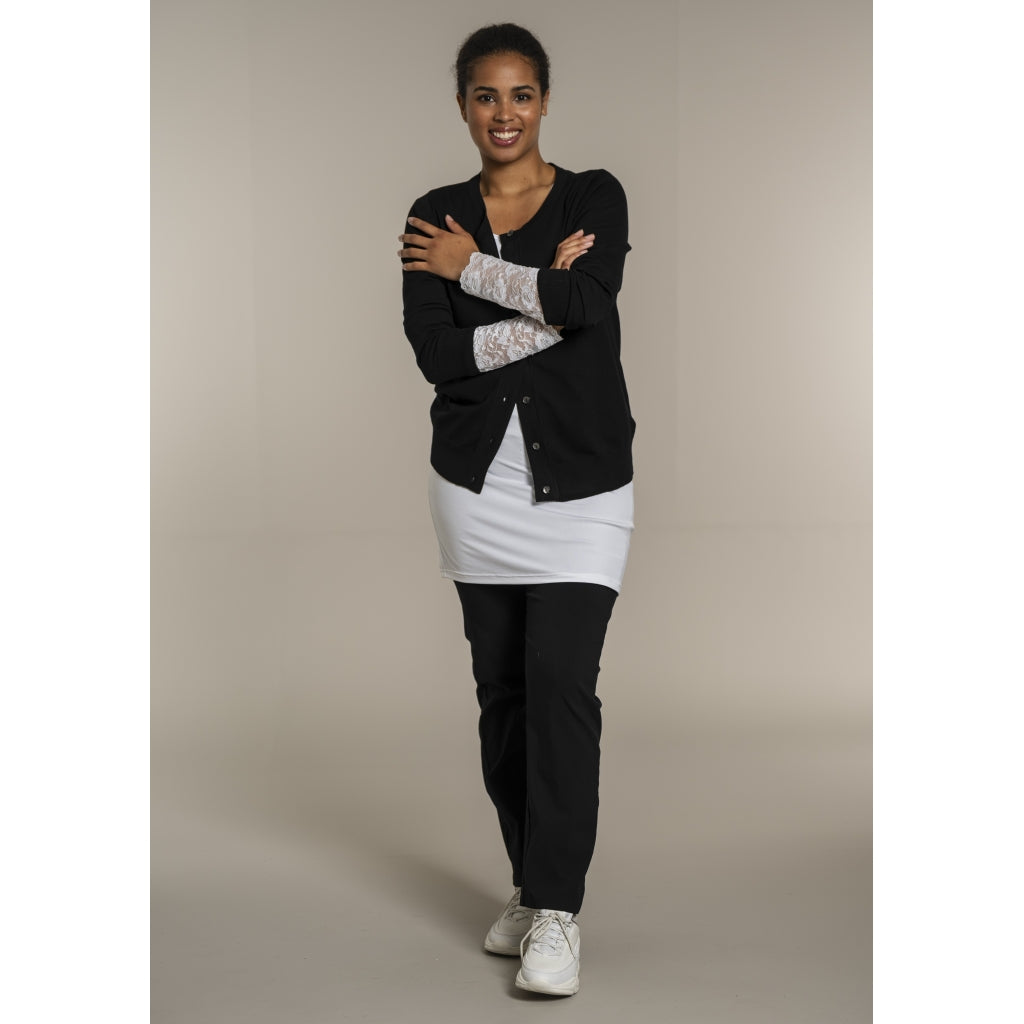 Sandgaard Cardigan Kort Cardigan Black