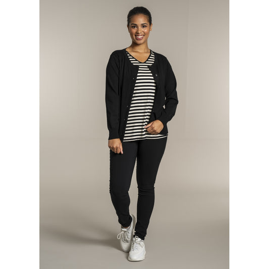 Sandgaard Cardigan Kort Cardigan Black