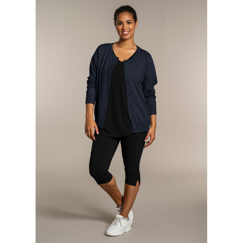 Sandgaard Cardigan Kort Cardigan Dark Blue
