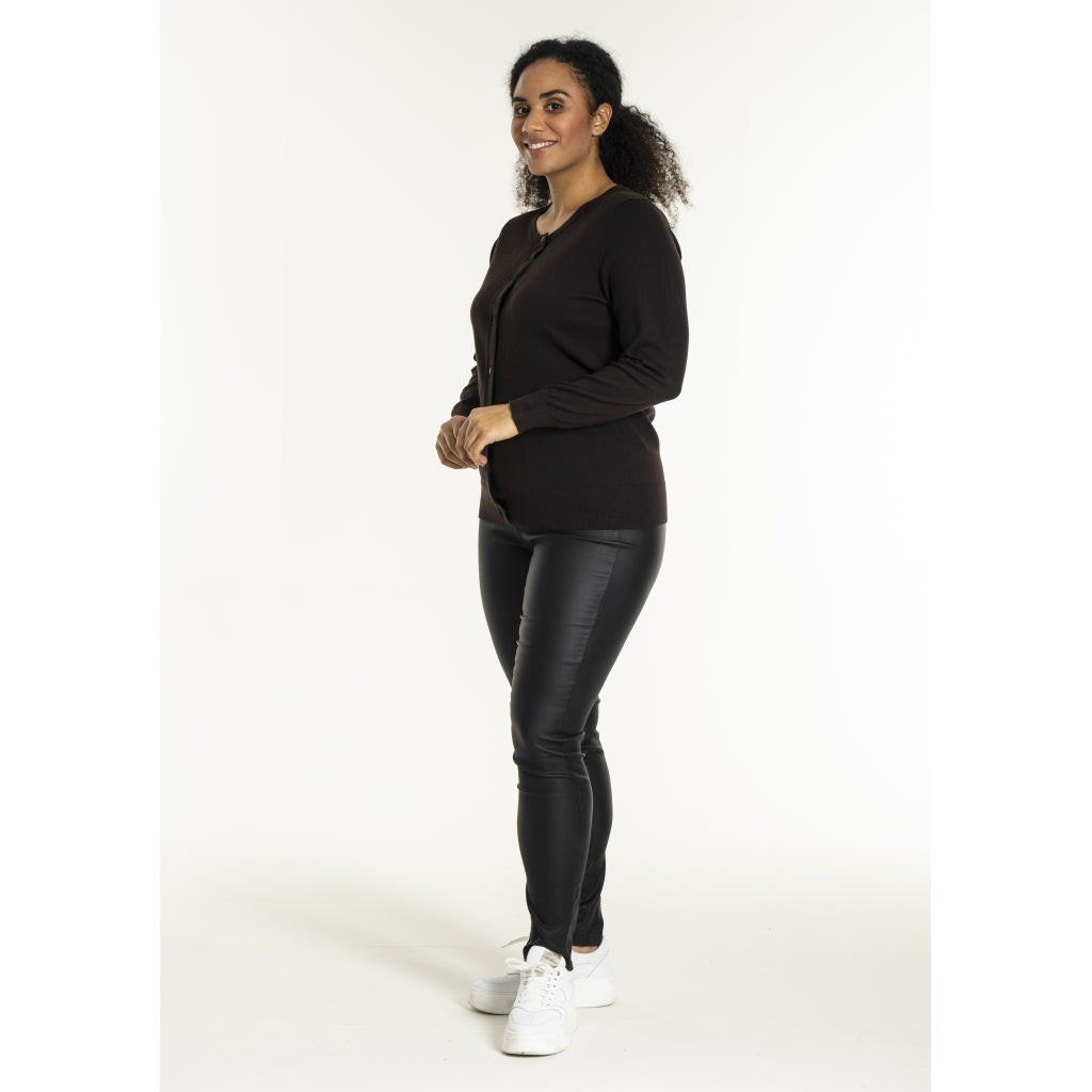 Sandgaard Cardigan Kort Cardigan Dark Brown