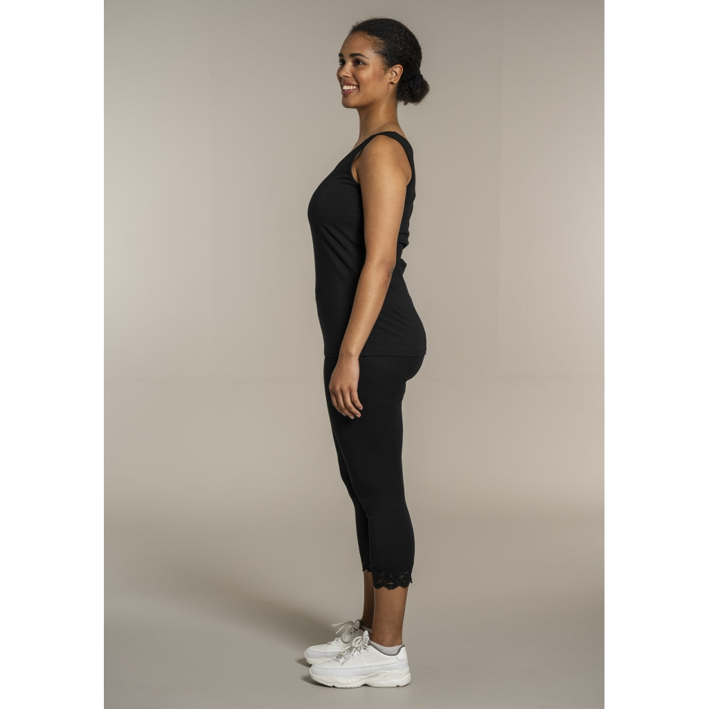 Sandgaard Bomulds top Top Black