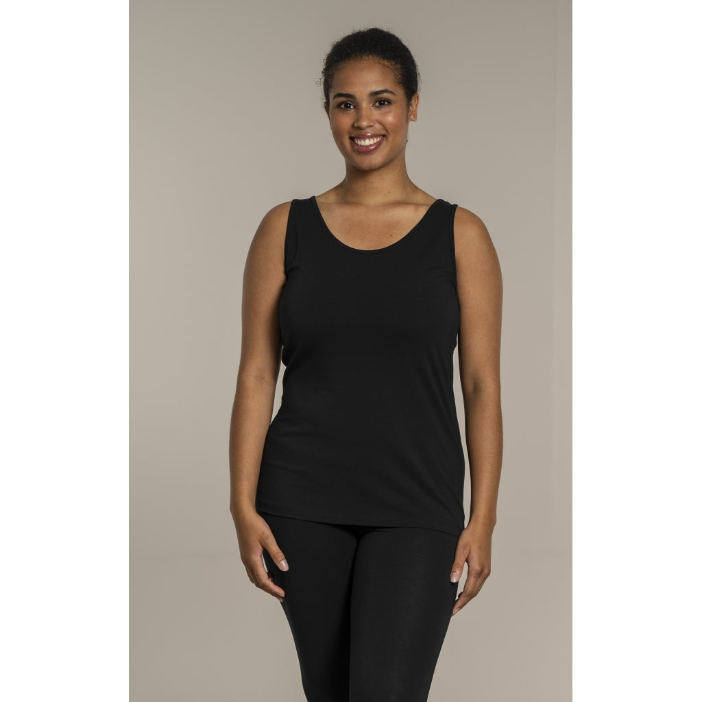 Sandgaard Bomulds top Top Black
