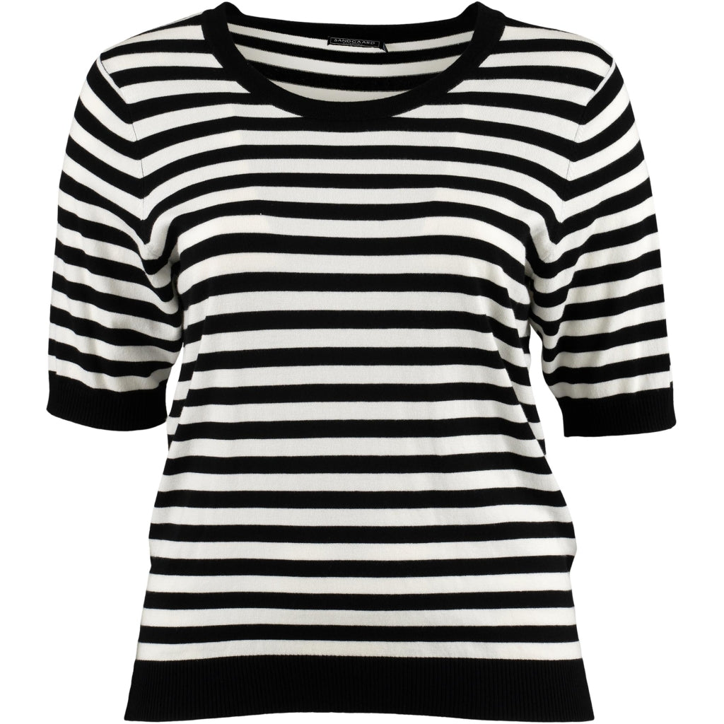 Sandgaard Helsinki - T-shirt - Stripes T-Shirt Black/Offwhite