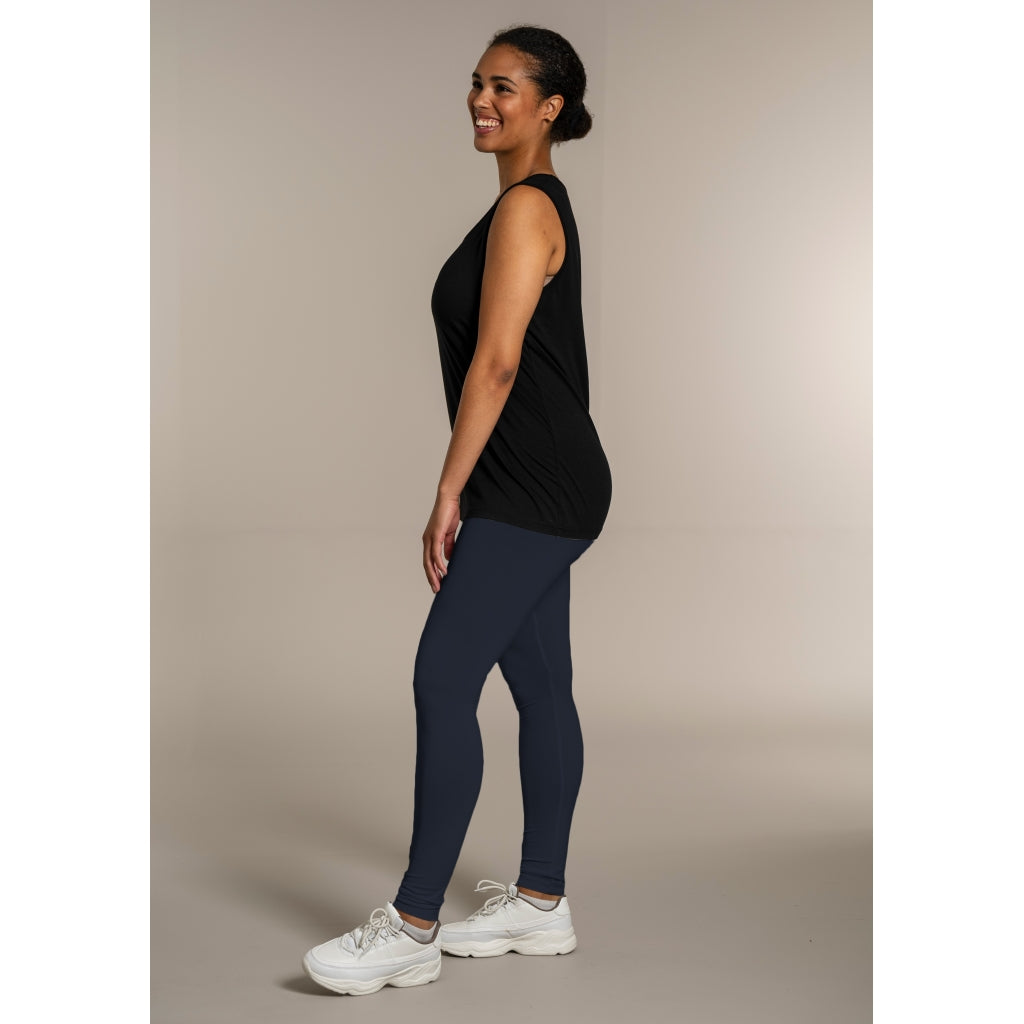 Sandgaard Jersey Leggings Leggings Dark Blue