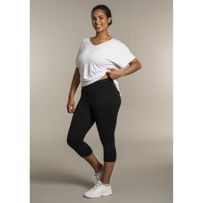 Sandgaard Jersey Leggings 3/4 Leggings Black