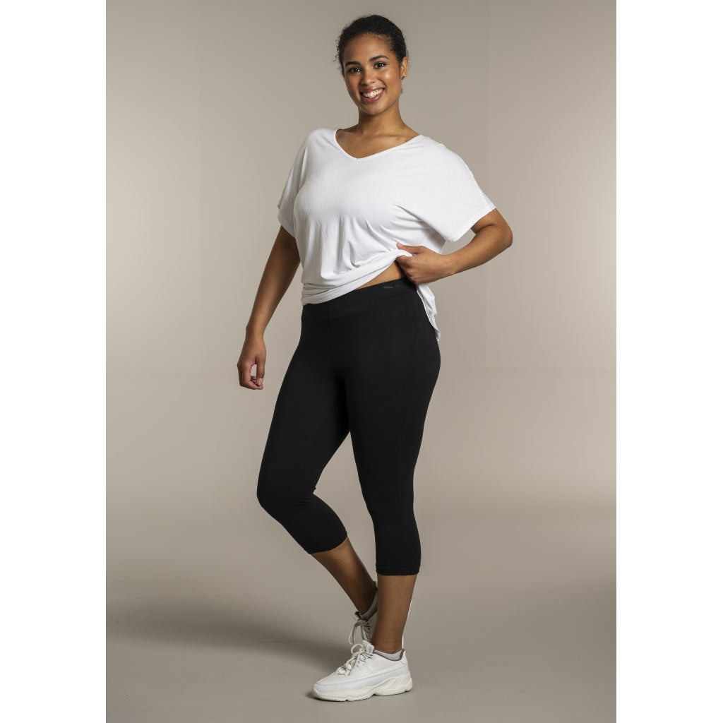 Sandgaard Jersey Leggings 3/4 Leggings Black