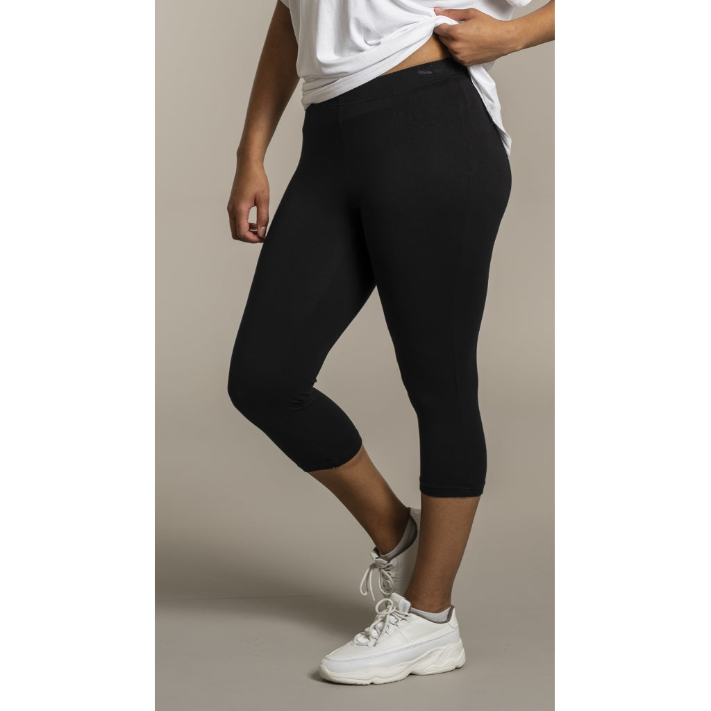 Sandgaard Jersey Leggings 3/4 Leggings Black
