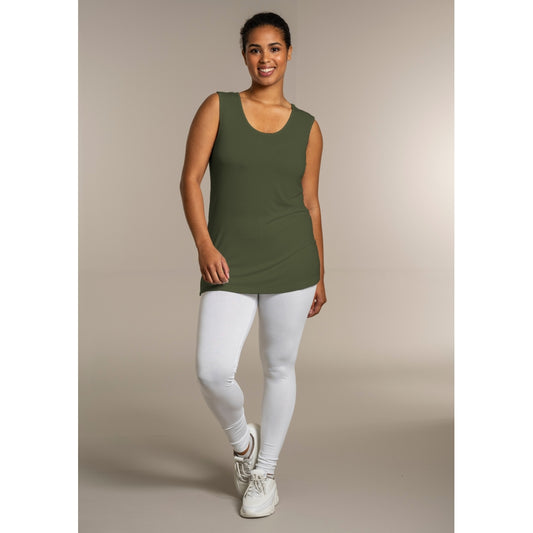 Sandgaard Kort panel top Top 1 Khakigreen
