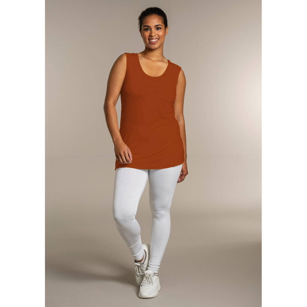 Sandgaard Kort panel top Top Burn Orange