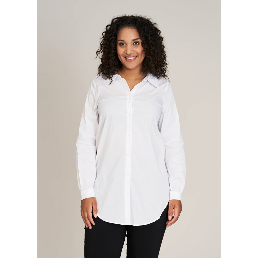 Sandgaard Lang Skjorte Shirt White