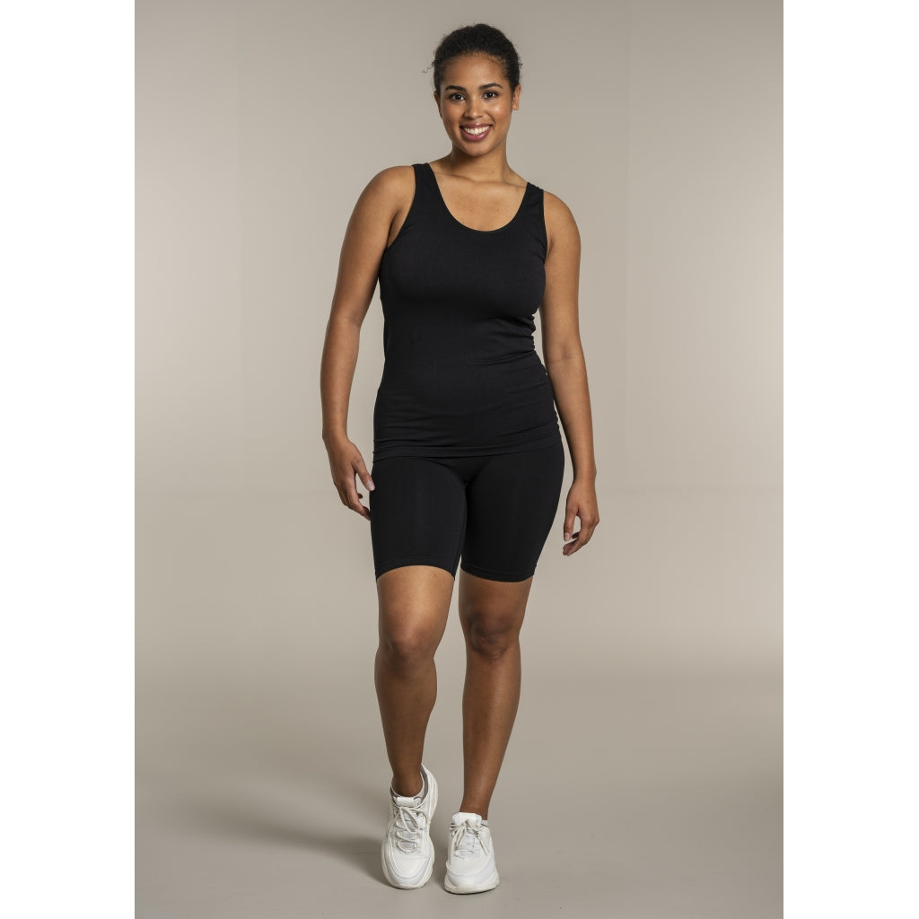 Sandgaard Seamless top kort Top Black