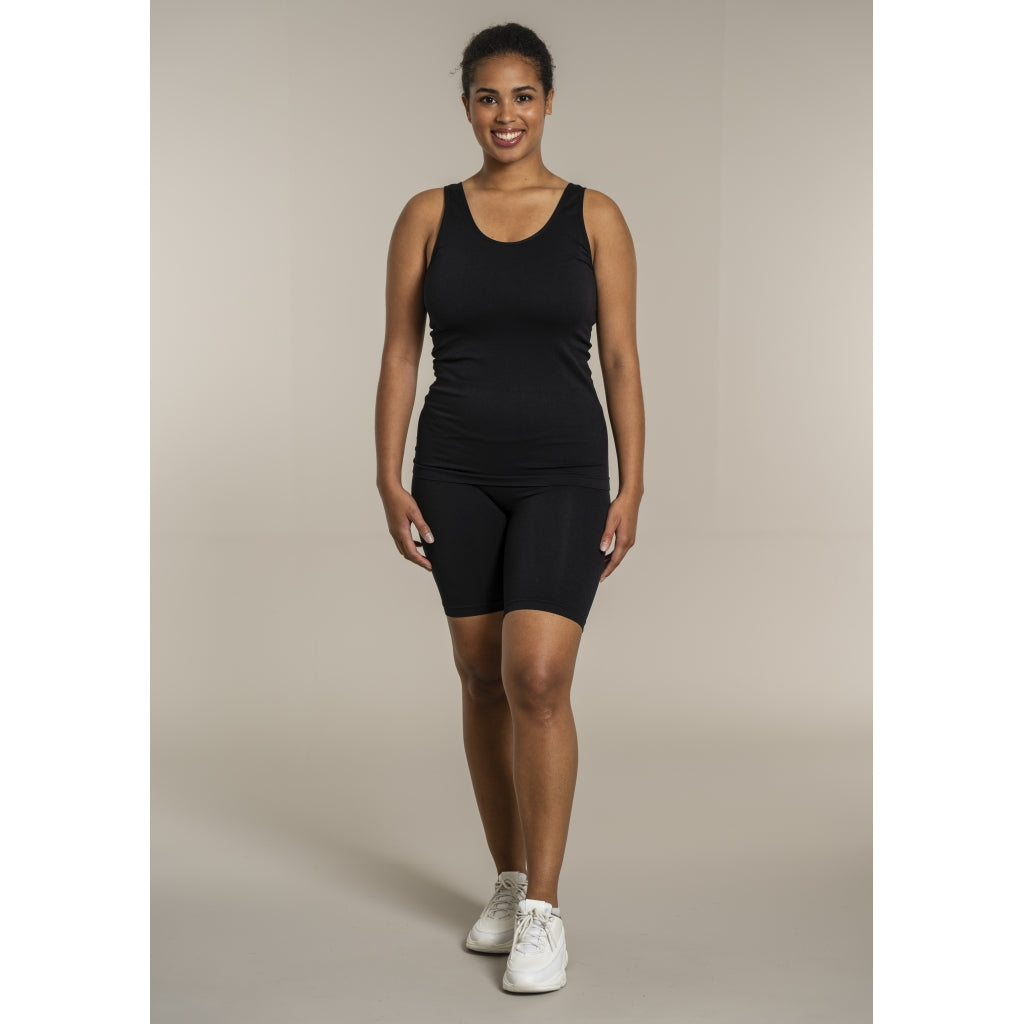 Sandgaard Seamless top kort Top Black