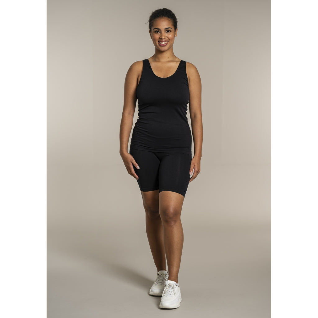 Sandgaard Seamless top kort Top Black