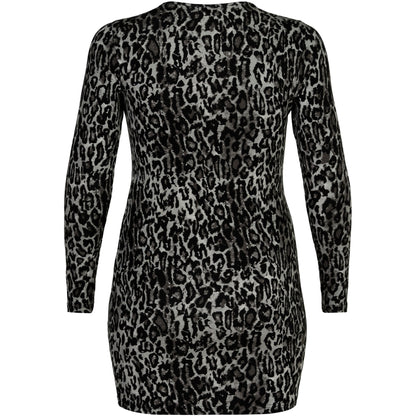 Sandgaard Slim lang ærmet t-shirt i leopard print Long Top Grey Leoprint