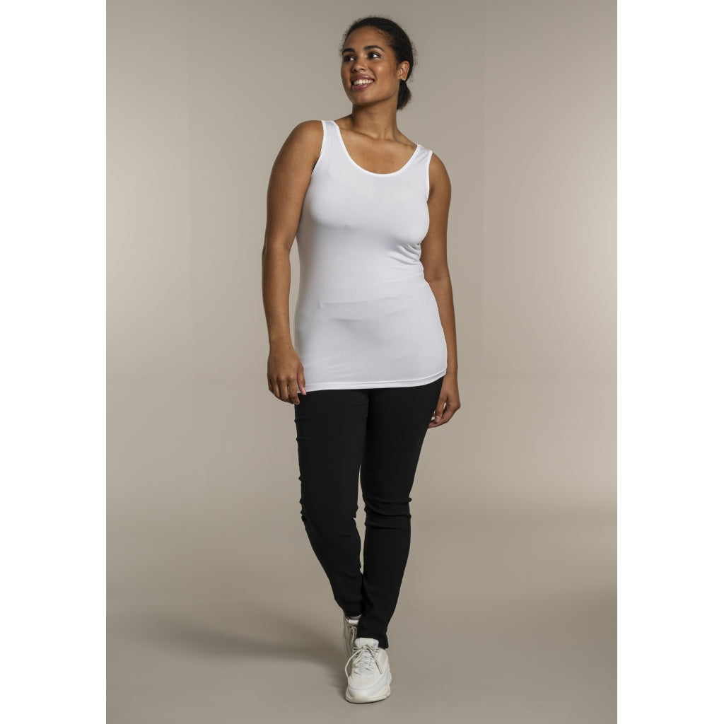 Sandgaard Slip Panel Top Kort Top White