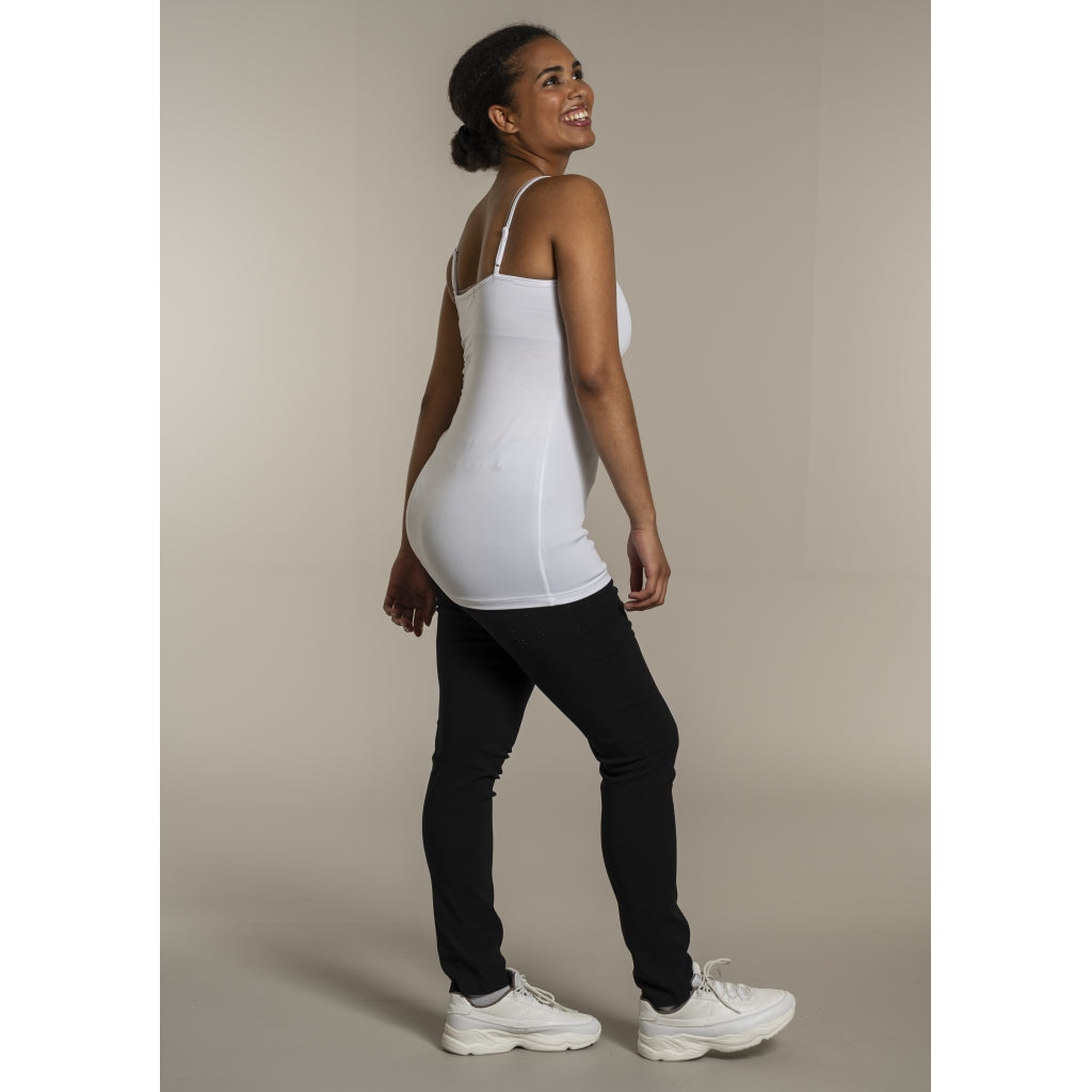 Sandgaard Slip Strop Top Kort Top White