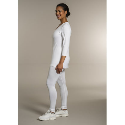 Sandgaard T-shirt med 3/4 ærmer T-Shirt White