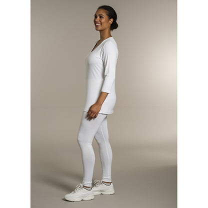 Sandgaard T-shirt med 3/4 ærmer T-Shirt White