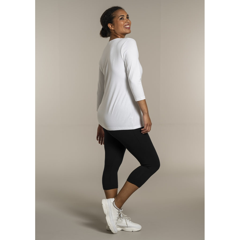 Sandgaard T-shirt med 3/4 ærmer T-Shirt White